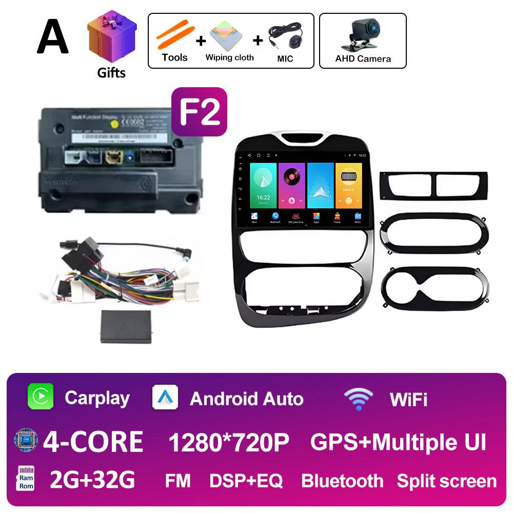 Dla Renault Clio 3 4 2012 2013 2014 2015 - 2018 Stereo DSP Samochodowe Radio Wideo Odtwarzacz Multimedialny Nawigacja GPS Ekran QLED IPS WIFI