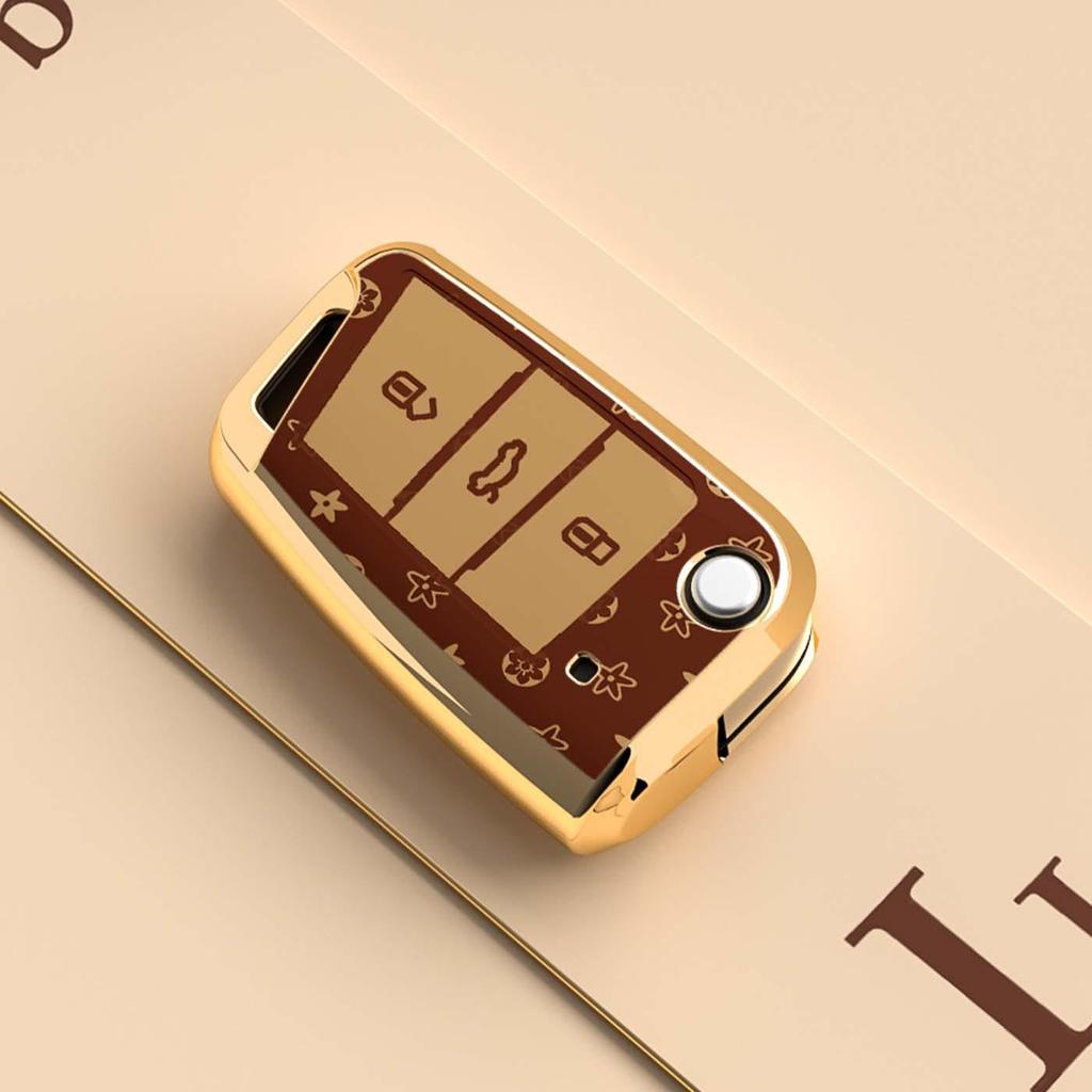 Coprichiave Volkswagen: Compatibile con i modelli Magotan, Passat, CC, Sagitar, Polo, Tayron, Tharu, Lavida, Tiguan e T-Cross.