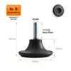 Adjustable Height Furniture Foot Pad for Sofas and Cabinets - Silent Floor Screw Pad
