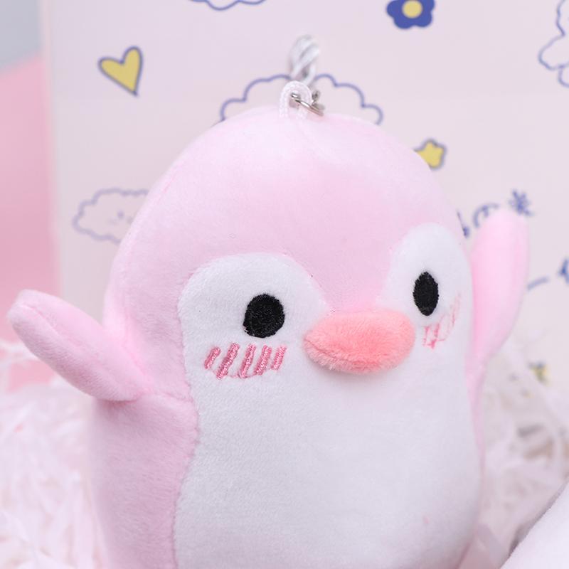 Lovely 12CM Penguin Stuffed Plush Toy Baby Kid's Gift Key Chain Plush Toy Doll