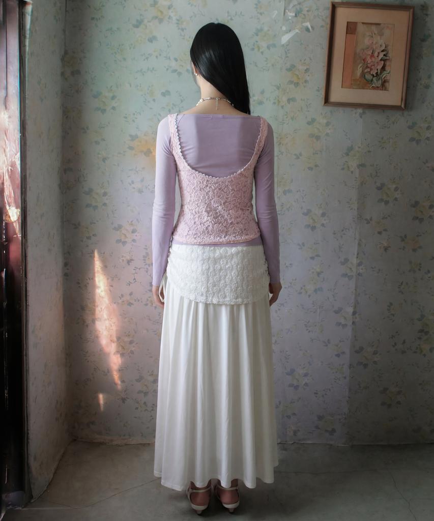 RUBATI Daisy Florette Raglan Long Sleeve Tee_Lavender