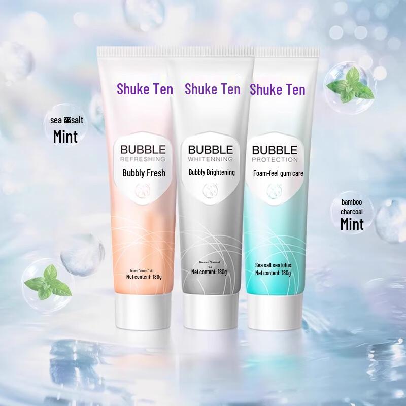 Shuke Whitening & Gum Care Foaming Herbal Toothpaste