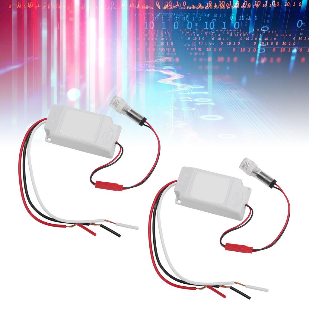 2 Pcs Photocell Light Sensitive Sensor Auto On Off Dusk to Dawn Sensor Street Light Control