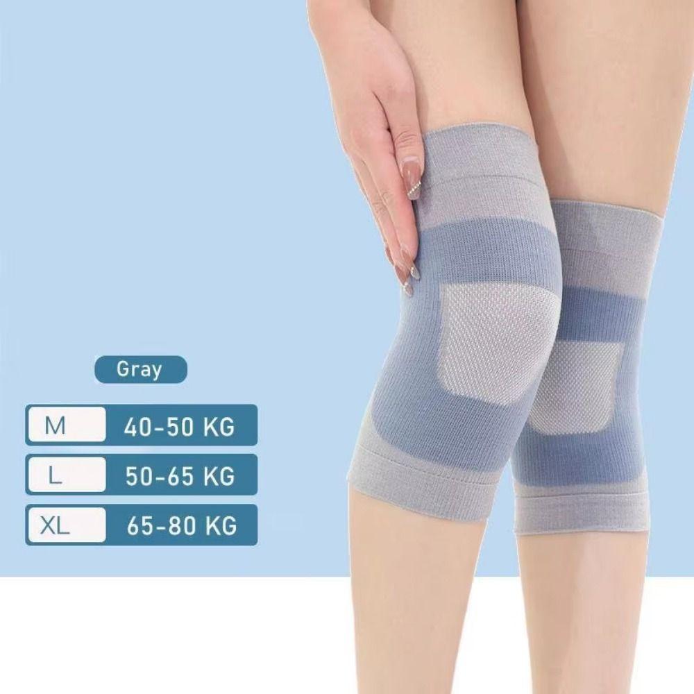 1Pair Cushion Pressure Knee Patella Support Breathable Sport Knee Wrap  Basketball Running