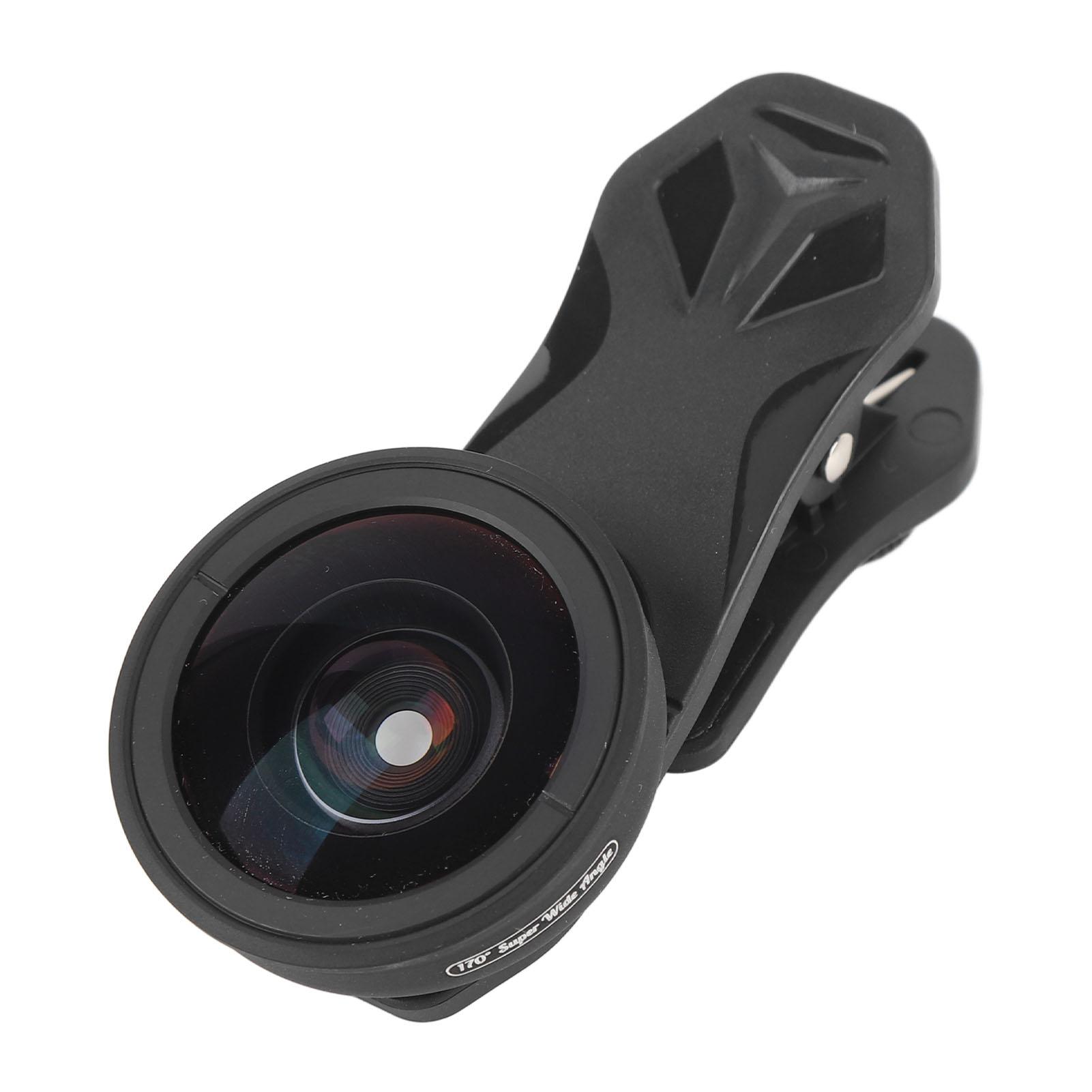 

Широкоугольный объектив для телефона 170 градусов Сверхширокоугольный HD Насадка на камеру мобильного телефона для большинства смартфонов