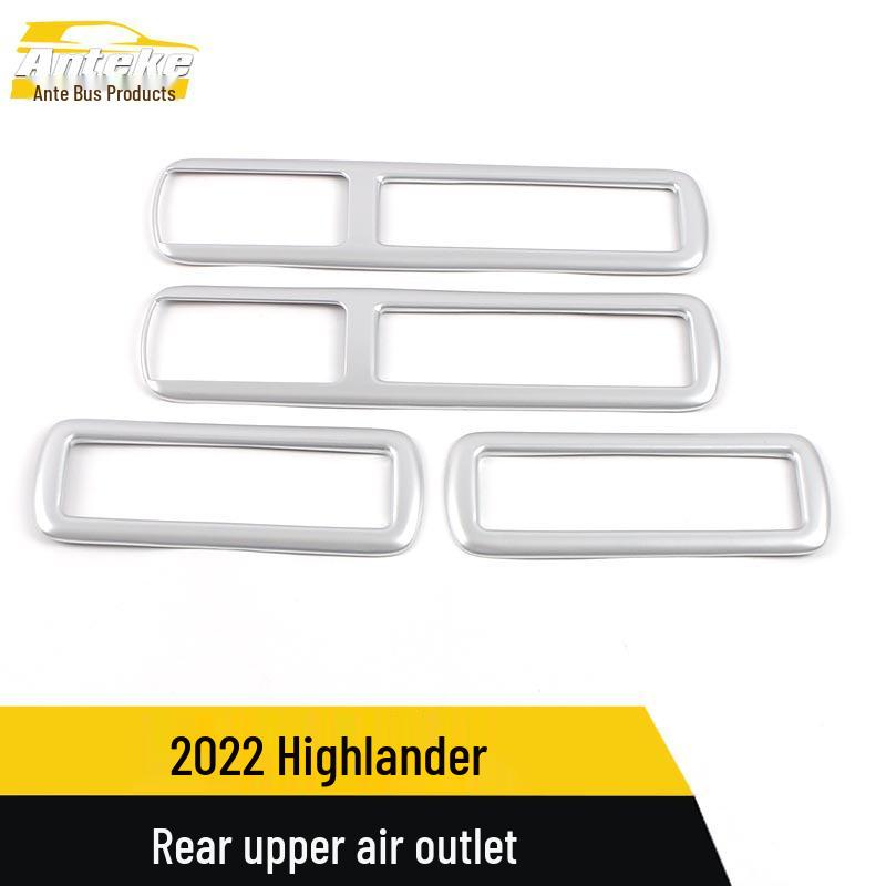 22 Highlander Rear Upper Air Outlet Decorative Frame & Roof AC Patch Accessory