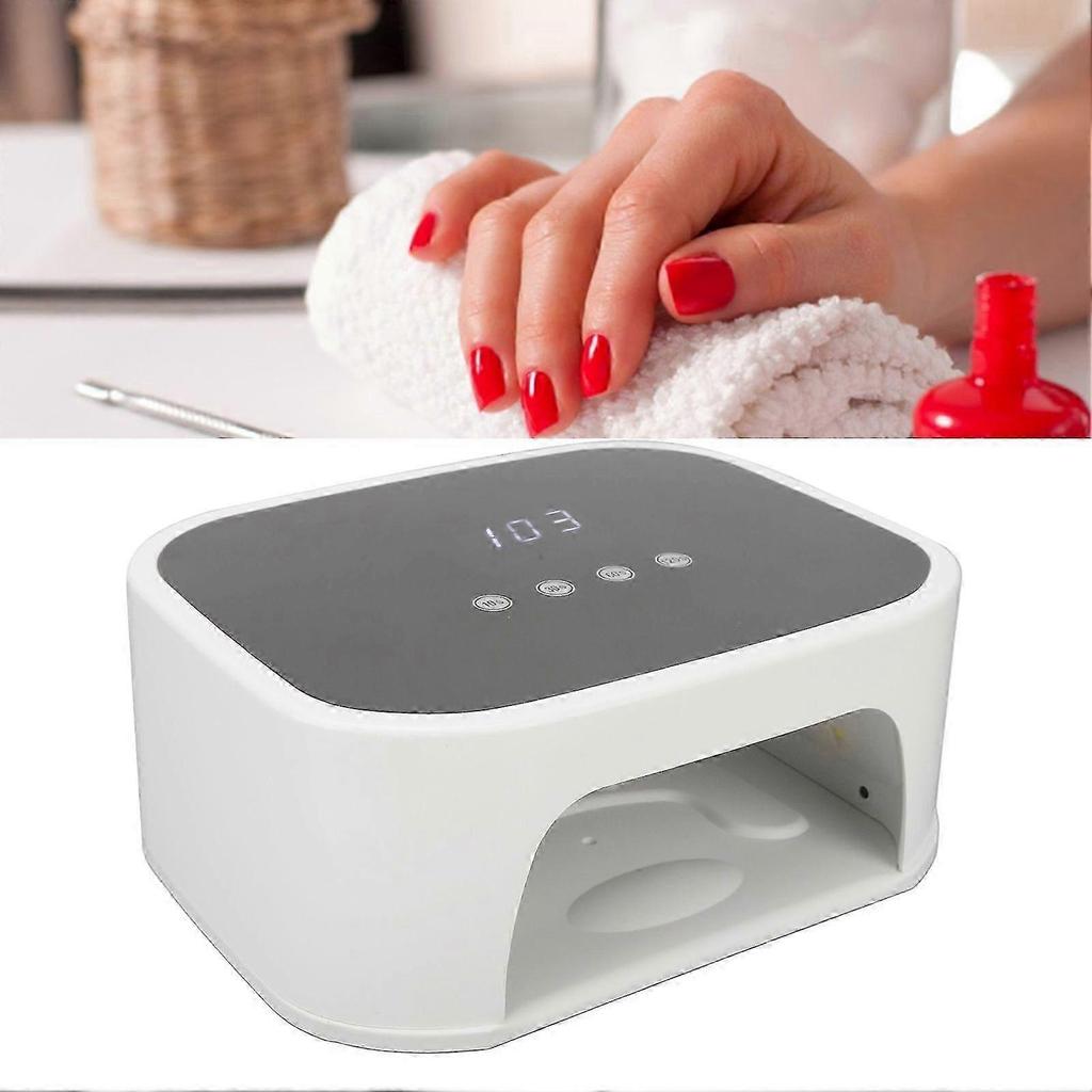 2025 Nail Lamp 168W Large Screen Digital Display 42pcs Light Chips Fast Drying LED Nail Dryer 100?240V US PlugYMMR)