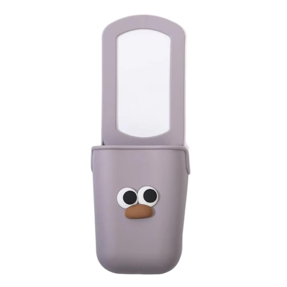 Universal Silicone Cup Holders Large Capacity Cartoon Face Baby Stroller Cup Rack Portable With Drainage Holes Phone Holder