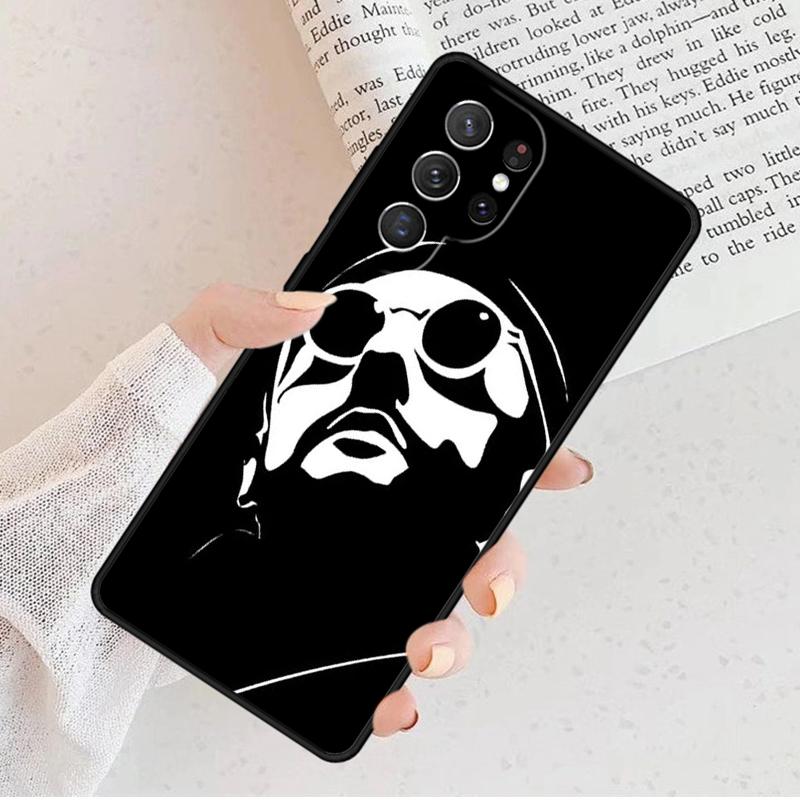 Cartoon Killer Leon Uncle Girl Phone Case For Samsung Galaxy S25 S23 S30 S8 S21 S20 FE S24 S22 Note 10 20 Plus Lite Ultra