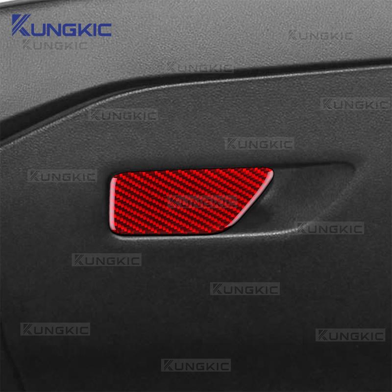 For Ford Focus/Focus ST      2024 2025 Real Soft Carbon Fiber Sticker LHD RHD Car Front Passenger Tool Box