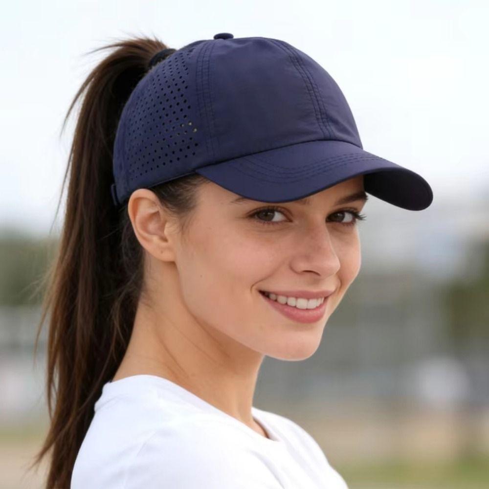 Breathable Mesh Peaked Cap Quick-Drying Running Cap Fashion Women‘s Baseball Caps  Casual Wear