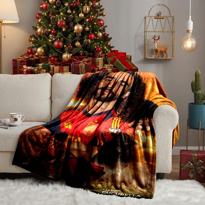 Cucure-lla Celebration Blanket Lightweight Ideal Bedding Blanket Perfect for Travel, Camping, Living Rooms, Offices, Sofas, Fan Christmas gift