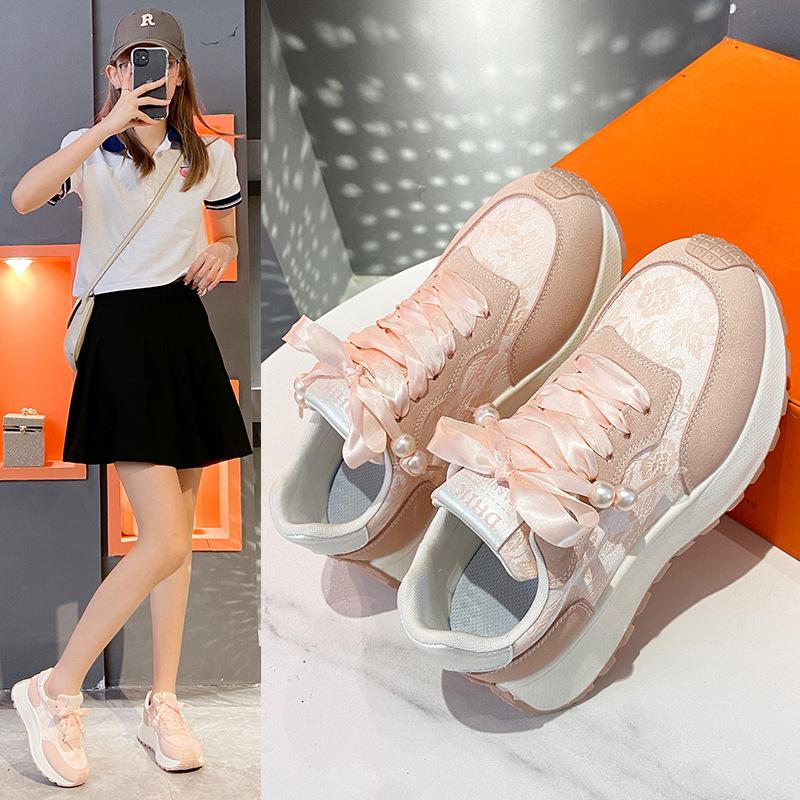 ins tide Korean version of the new dad shoes women's 2025 summer casual versatile sports shoes street shot heightening shoes BN010