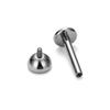10/50PCS G23 Titanium Internal Thread Cup Shaped Ear Cartilage Nail Simple And Fashionable Perforated Zircon Ear Nail Lip Nail