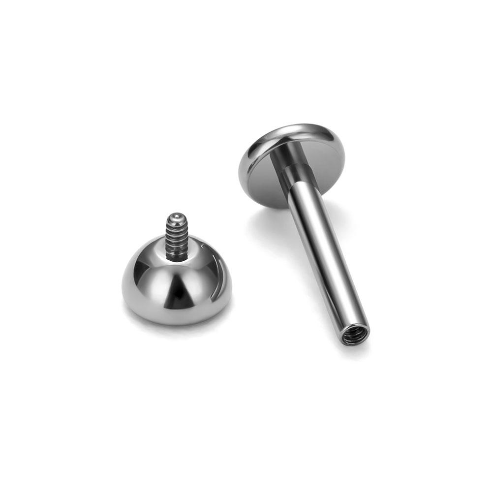 10/50PCS G23 Titanium Internal Thread Cup Shaped Ear Cartilage Nail Simple And Fashionable Perforated Zircon Ear Nail Lip Nail