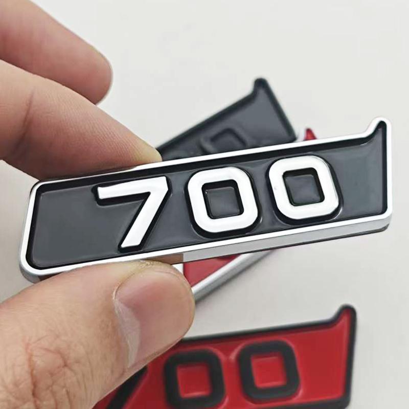 3D ABS Car Fender Side Accessories Logo 700 Sticker Badge Sticker Decals For Mercedes Benz AMG BITURBO 700 BRABUS Auto Styling AB1