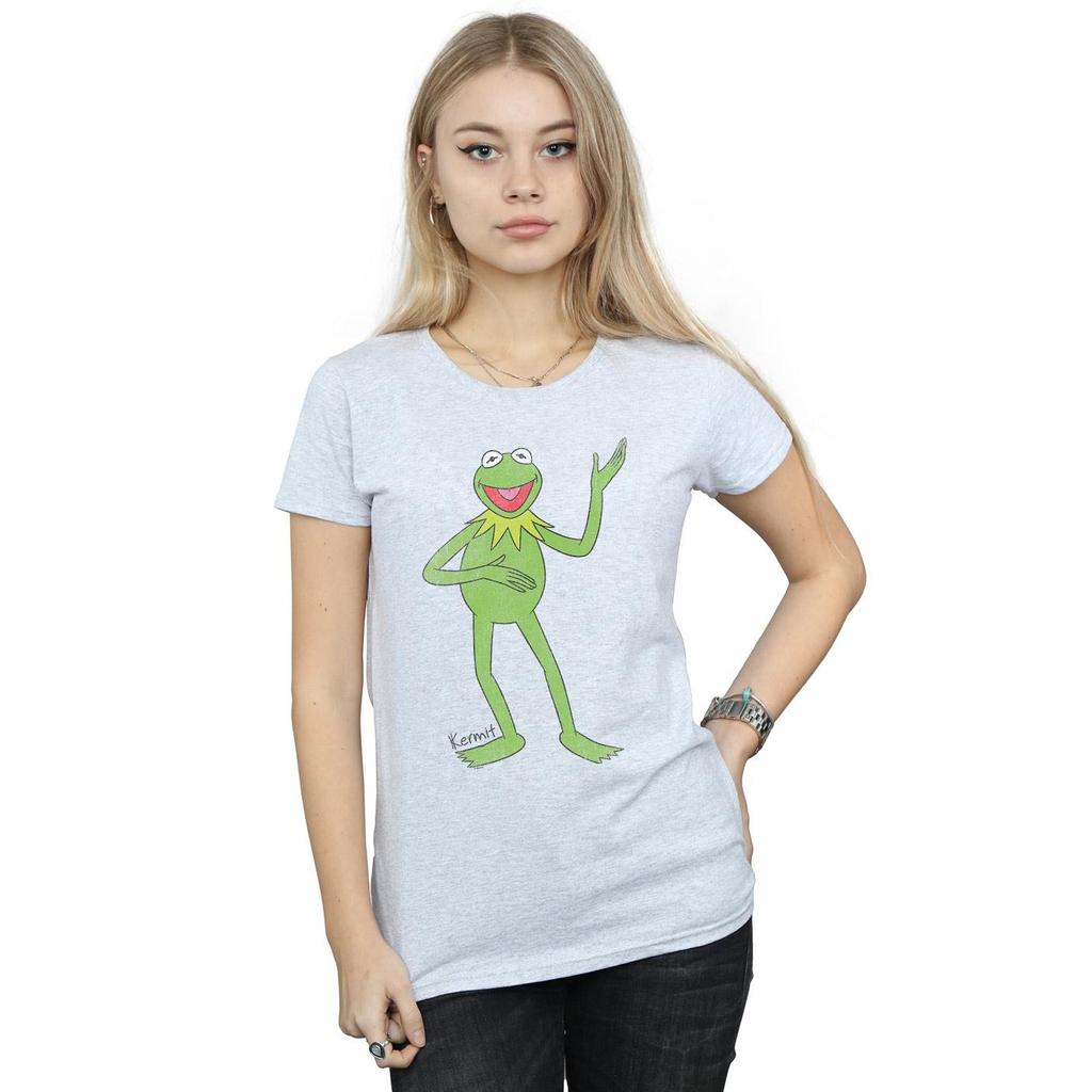 The Muppets Womens/Ladies Classic Kermit Heather T-Shirt