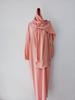 Yiduo Duo New Middle East Hijab Long Robe - Solid Color Simple Dress 21499