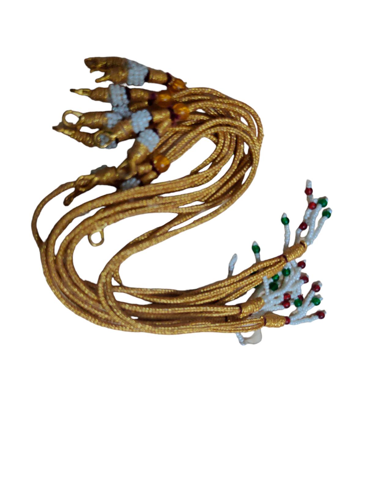 

@ Necklace Back Rope With Trigger Hook And Pearl Tassel 6Pcs MJ-203-60%OFF