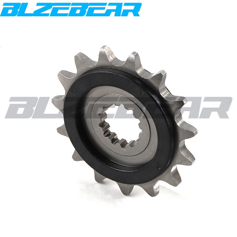 Passend für 15T Kettenrad Vorne Für CFMOTO 450MT 450mt cf 450cc Langlebiges Motorrad Kettenrad Vorne Ritzel