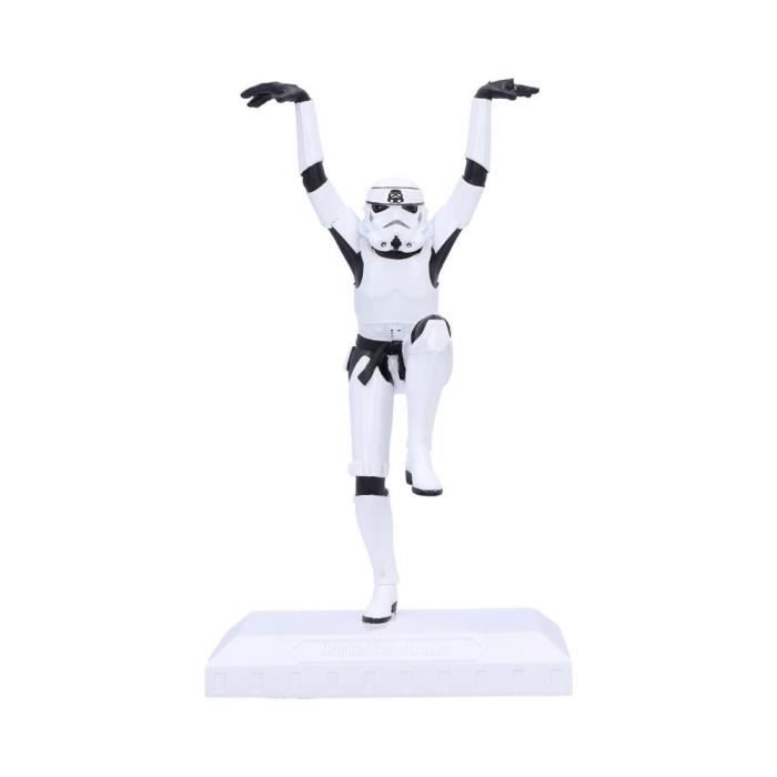 Figurine - nemesis now - crane kick stormtrooper - blanc - star wars - 15 ans et plus