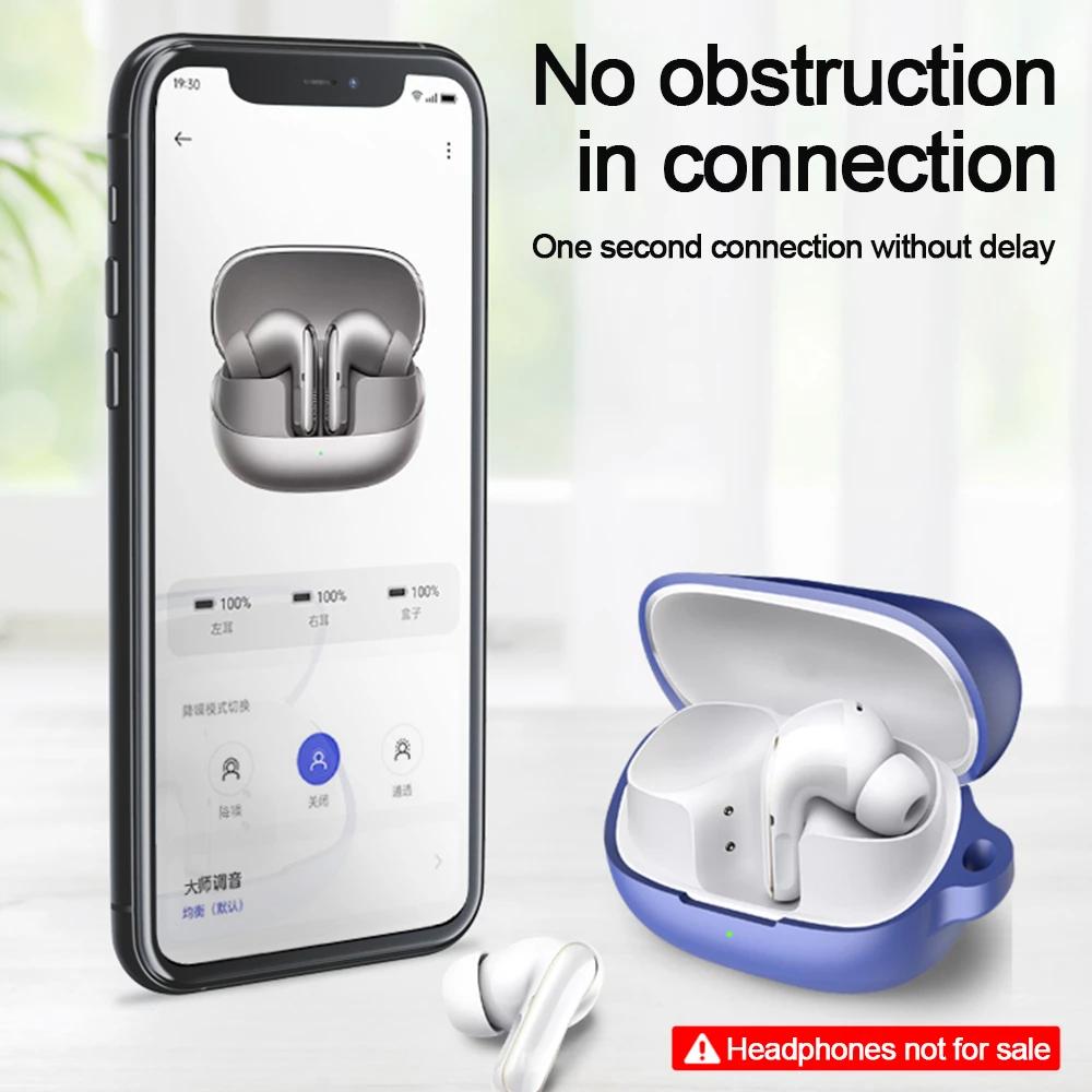 Mit Karabiner Kopfhörerhülle Silikon Anti-Fall Kopfhörer Schutzhülle Staubdicht Mehrfarbig für Xiaomi Buds 5 Pro