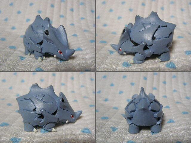 TAKARA TOMY 3D Encyclopedia 8 Figures Production Pokémon Pokémon Vol. (2 Figures) [Rhyhorn & Rhydon] @Early