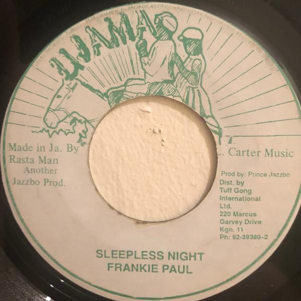 

7inch Record FRANKIE PAUL - Sleepless Night NONE Ujama Jamaica Reggae, Ska & Dub Used