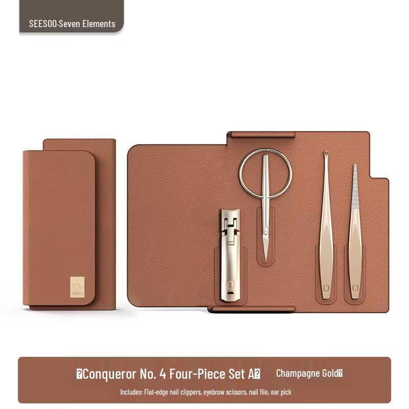 Seesoo Premium 4-Piece Nail Clipper Set