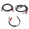 6.35mm Female To 2RCA Female AUX Cable 1 To 2 Y Splitters Adapters Cord for Amplifiers Mixing Consoles Speaker