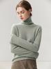 Women's 100% Pure Cashmere High Neck Sweater - Soft, Skin-Friendly, Loose Knit for Autumn/Winter