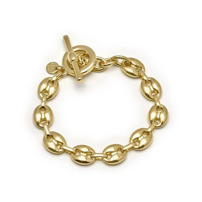 Bracelet - Luxenter - Tyrod - Finition or Jaune 18 Carats - 19 Cm - Femme