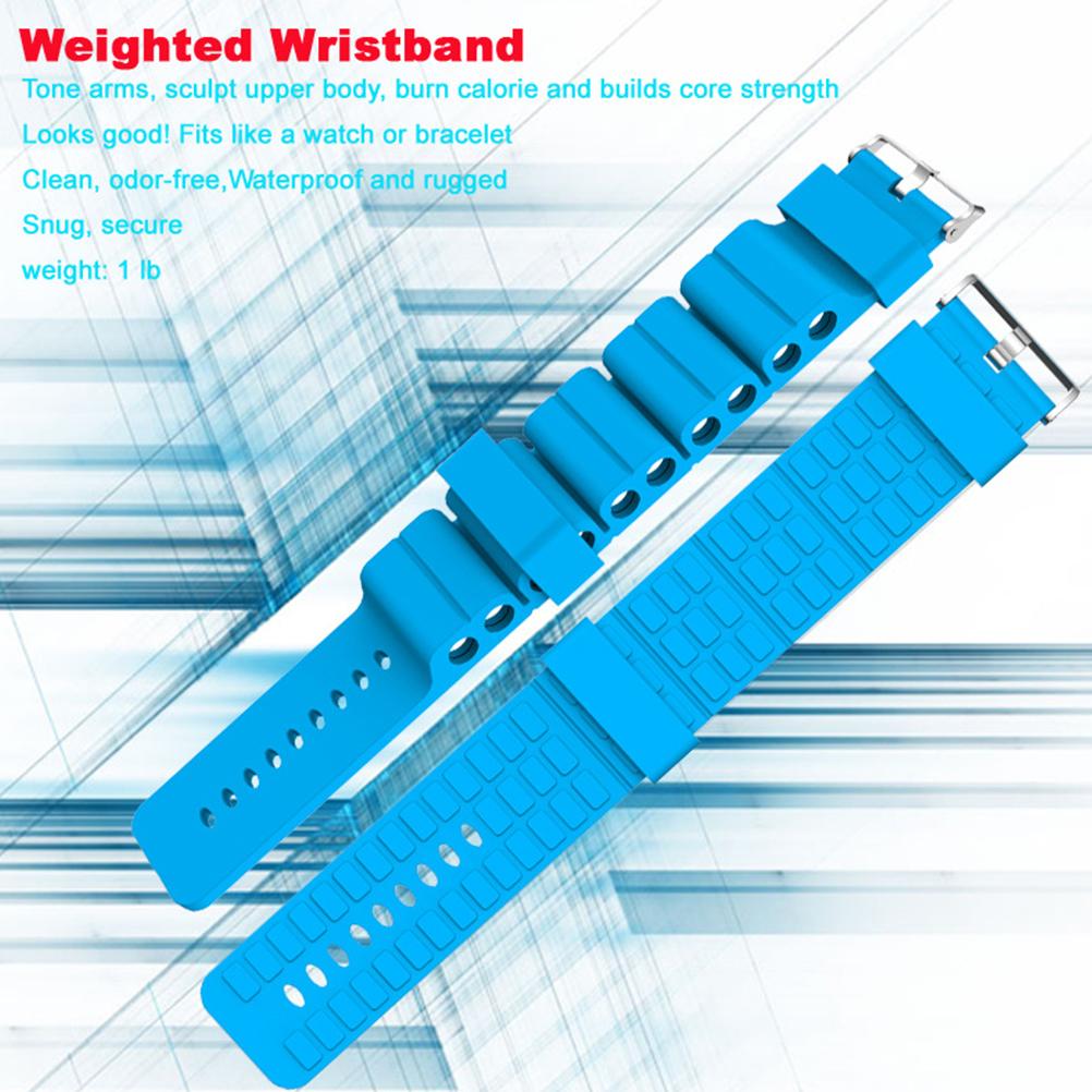 2 Stück Verstellbare Handgelenkgewichte Tragbare Handgelenk-Fußgelenkgewichte Armband für Übung Joggen Yoga