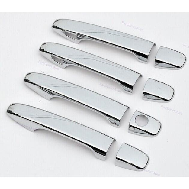 8pc ABS Chrome exterior side door handle cover trim For Subaru outback 2015-2019