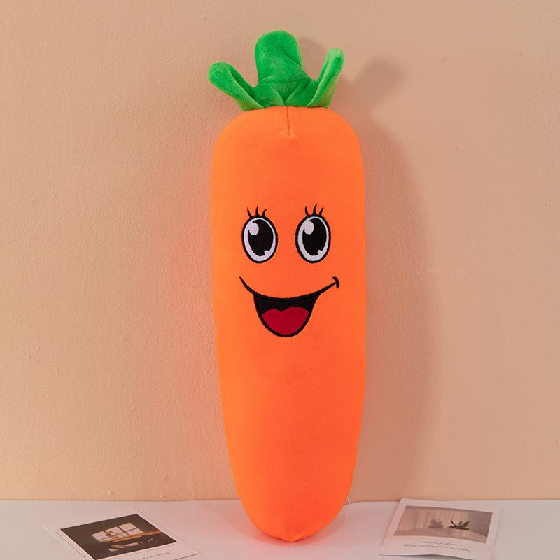 Removable and washable carrot throw pillow long pillow sleeping bed doll pinch leg rag doll super soft plush toy doll