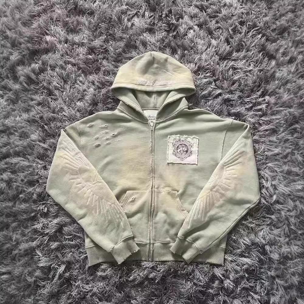 2024 Versatile 9OESH Zip-up Hoodie Cardigan - Stylish & Hot-Selling
