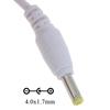 USB To DC 4.0x1.7mm 5 Volt DC Barrel Jack Power Cable,USB LED Strip Lights Flashlight Charging Cord USB To DC 4.0x1.7mm