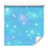 Watercolor Galaxy Wallpaper Turquoise and Azure for Living Room and Bedroom 50x1000