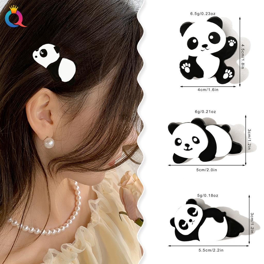 Hair Accessories Cute Panda Hair Clip Soft Cute Duck Mouth Clip Girl Heartbreak Hair Side Clip