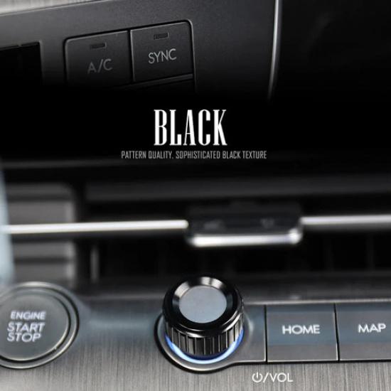 Aluminum Console Audio Volume Control Knob Ring Cover For Hyundai Kona 2024 2025