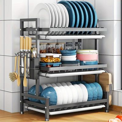 Bowl, Dish, Drain Rack, Storage Rack, Household Detachable Storage Box, Bowls, Chopsticks, Plates, Tableware