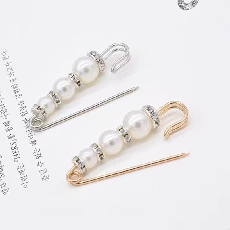 Pin Kleid Strass Dekoration Schnalle Schmuck Broschen für Männer Frauen Brosche Hijab