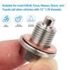 Magnetic Oil Pan Screw Plug Automobile Engine Sump Plug Adsorbs Metal Fragments Parts Oil Drain Screw Bolt Gasket Sets
