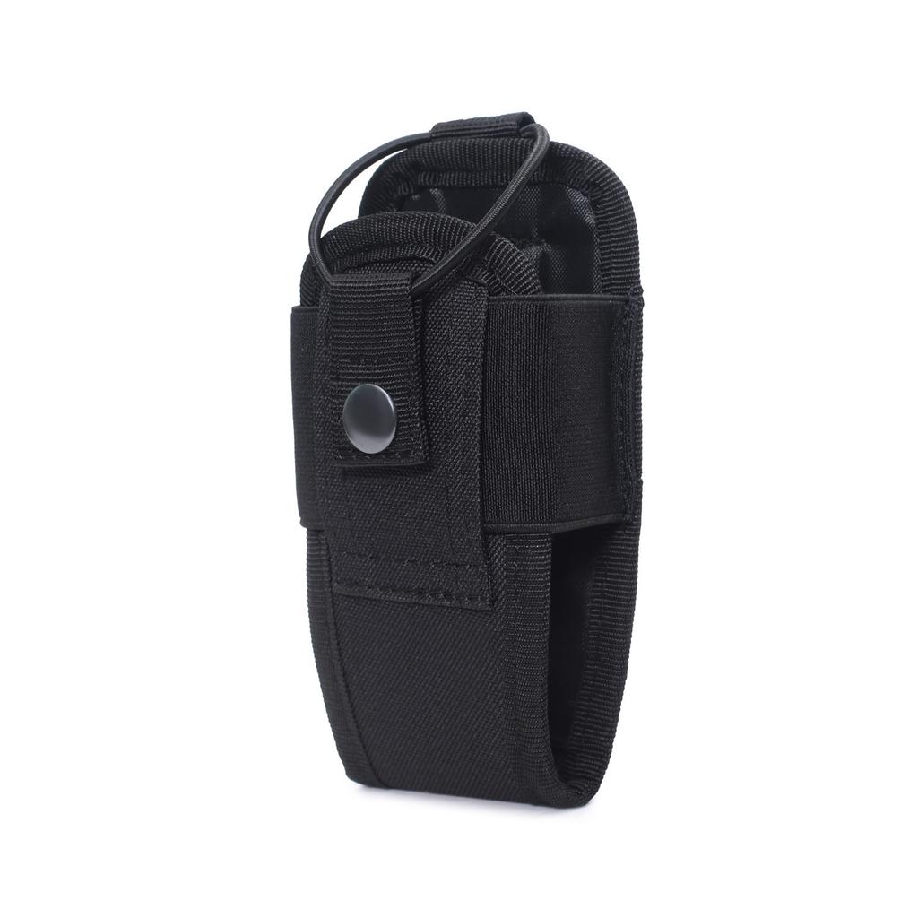 Outdoor Sports Multi-functional Tactical Waist Pack Molle System Wireless Walkie-Talkie Pouch Military Fan Camouflage Accessory Bag