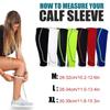 Sport Calf Compression Sleeves For Running Cycling - Leg Warmers Shin Splint & Varicose Vein Pain Relief Leg Sock For Runners