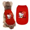 1PC   Toy Hello Kitty printed pet vest, soft and breathable round neck pet vest