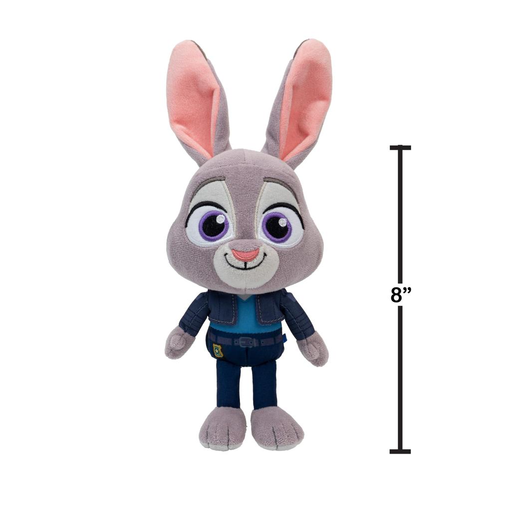 Disney's Zootopia 2 8-inch Plush Judy Hop - Animal Movie Plush Toy for Kids and Collectors - Ages 3+.