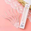 6pcs/lot Curve Birthday Candles, Cake Topper Decoration Pencil Candles,Golden Thread Slender Rod Candle for Party, Home Decor