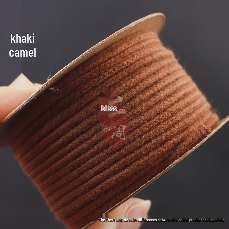2022 Popular Hand-woven Pure Cotton Colored Core Pendant Rope