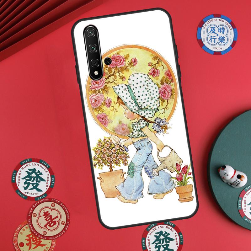 Sarah Kay pattern For Huawei Nova 11 Pro 9 10 SE Y70 Y60 Y90 Y61 Y91 Y73 Y72 12s 12i 11i 8i P30 P40 Lite Case
